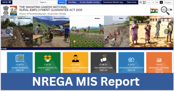 How to check NREGA MIS Report? NREGA State Report