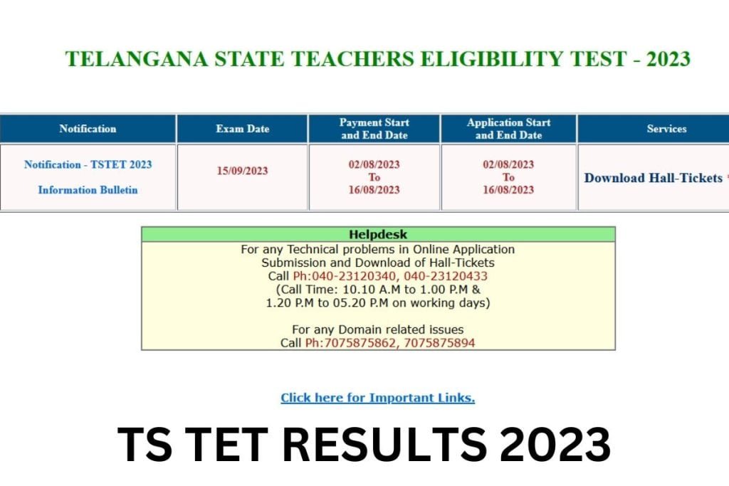 टीएस टीईटी परिणाम 2023, कट ऑफ मार्क्स, मेरिट सूची