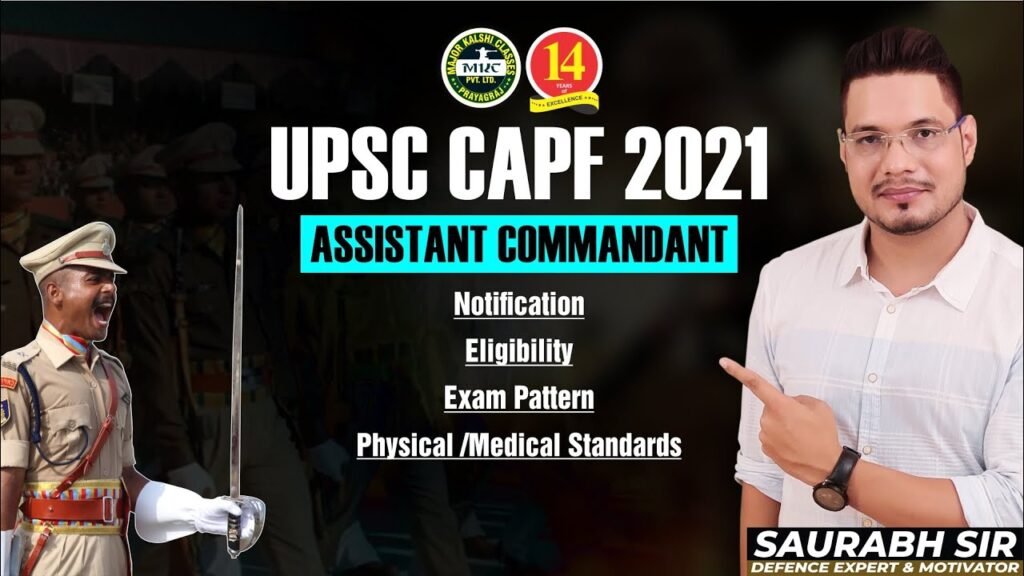 CAPF 2021 Notification Out - Eligibility Criteria, Age, Education, Exam Pattern, Syllabus, Full Info