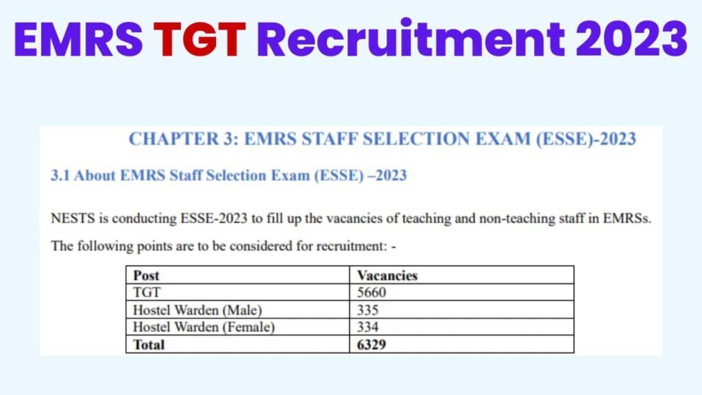 EMRS TGT Recruitment 2023 Result OUT, Download PDF