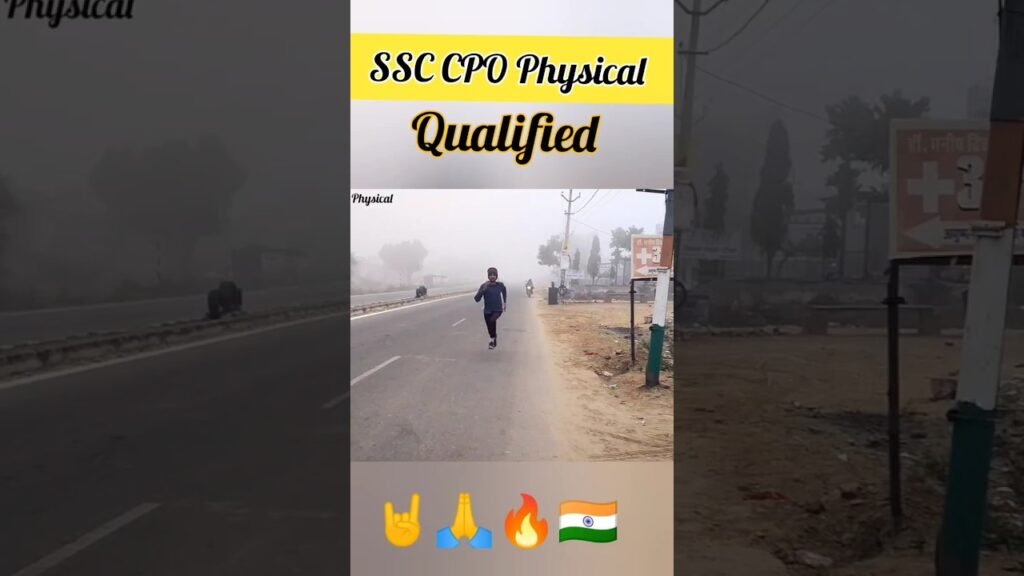 SSC CPO Physical Qualified ✌️🔥#ssccpo #ssc #physical #shorts #ytshorts #ssccgl 🇮🇳